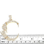 Custom Made Initial 'C' Diamond Pendant 67063 - Image 6