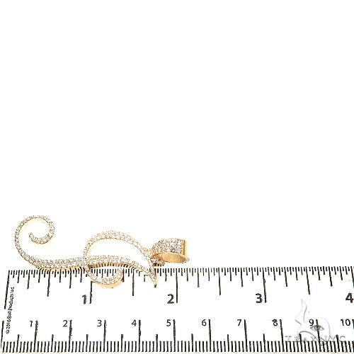 Custom Made Initial 'J' Diamond Pendant 67344 - Image 6