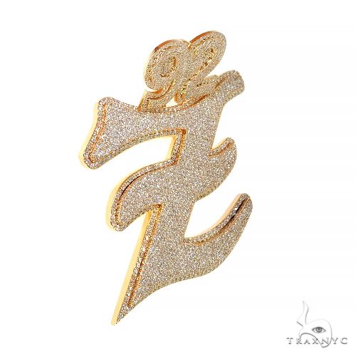 Custom Made Initial Pendant 67443 - Image 2