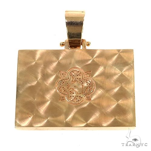 14K Gold Custom Made Initial Pendant, photo 3 of 5
