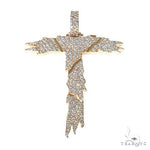 Custom Made Initial 'T' Diamond Pendant 67528 - Image 1