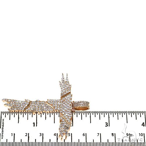 Custom Made Initial 'T' Diamond Pendant 67528 - Image 6