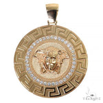 Custom Made Italian Medusa Head Diamond Pendant 68529 - Image 1