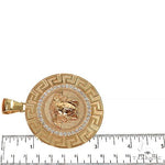 Custom Made Italian Medusa Head Diamond Pendant 68529 - Image 6