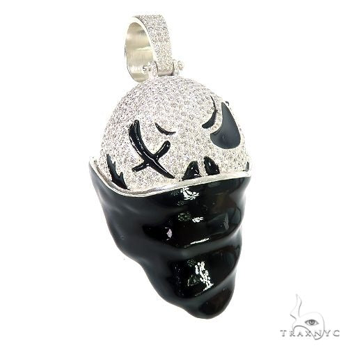 Custom Made Jack Skellington Diamond Pendant 67239 - Image 2