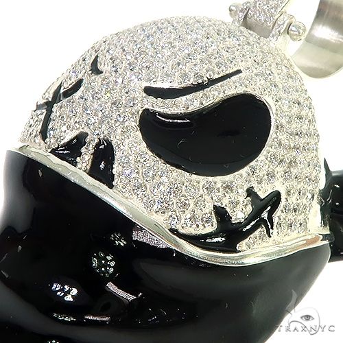 Custom Made Jack Skellington Diamond Pendant 67239 - Image 3