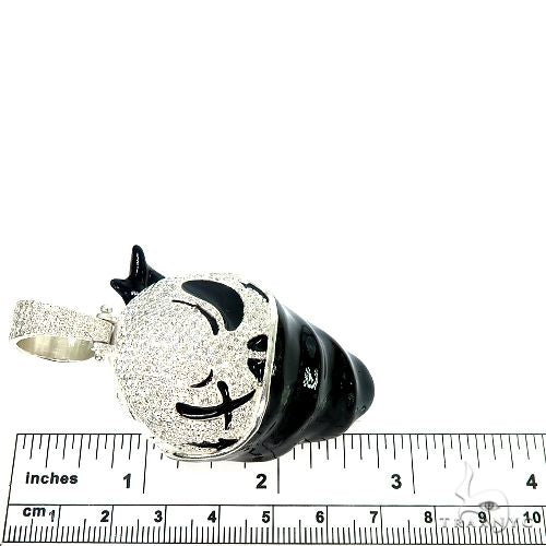Custom Made Jack Skellington Diamond Pendant 67239 - Image 6