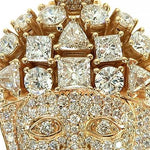 Custom Made Jesus Head With Big Diamonds on The Crown 66014 - Image 4