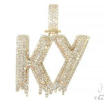 Custom Made KY Drip Diamond Pendant 66062 - Image 1