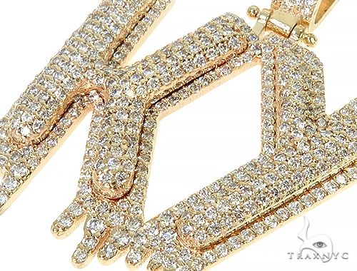 Custom Made KY Drip Diamond Pendant 66062 - Image 4