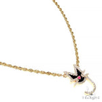 Custom Made Cat Diamond Necklace 66965 - Image 2
