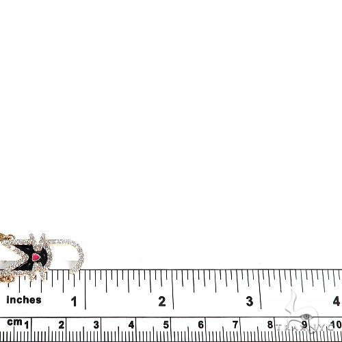 Custom Made Cat Diamond Necklace 66965 - Image 6