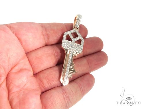 Custom Made Skyline Key Pendant 63918 - Image 5