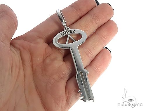 Custom Made Key Pendant With Customize Name 66123 - Image 5
