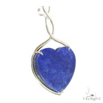 Custom Made Lapis Heart Pendant 67885 - Image 2