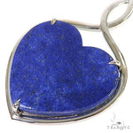 Custom Made Lapis Heart Pendant 67885 - Image 3