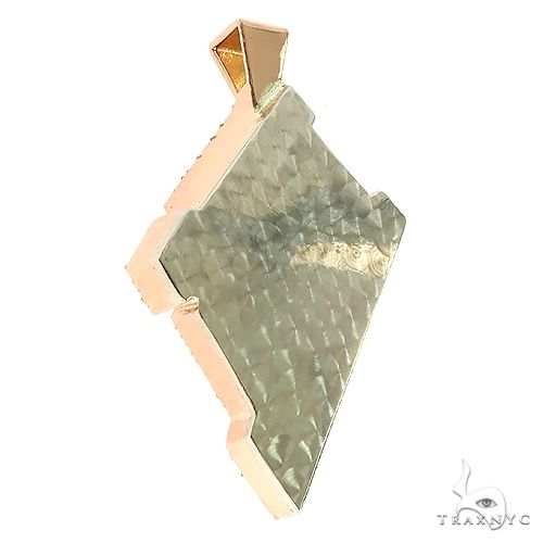 Custom Made Logo Design 'RIU' Diamond pendant 66763 - Image 3