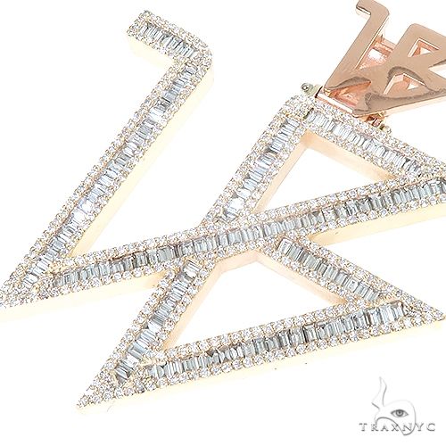 Custom Made Logo Diamond Pendant 66823 - Image 4