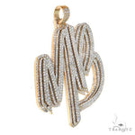 Custom Made 'MB' Diamond Pendant 67788 - Image 2