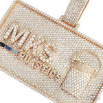 Custom Made 'MKS' Logo Diamond Pendant 66979 - Image 3