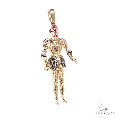 Custom Made Medieval Knight Pendant 66530 - Image 2
