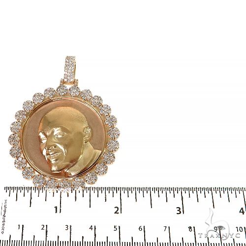 Custom Made Memorial Diamond Frame Pendant 67989 - Image 5