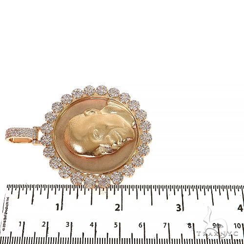 Custom Made Memorial Diamond Frame Pendant 67989 - Image 6