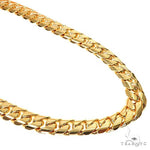 Custom Made Miami Cuban 12mm Emerald Lock Chain 67622 - Image 2