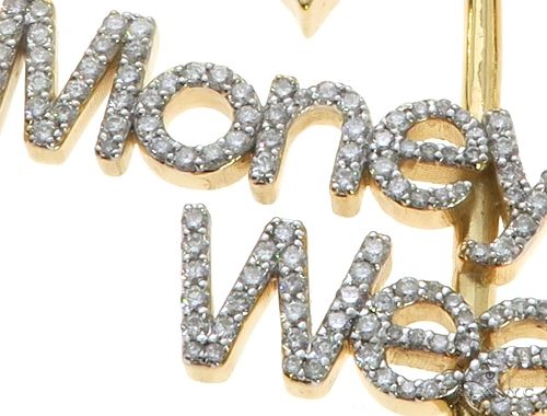 Custom Made Money Weather Umbrella Diamond Pendant 63882 - Image 4