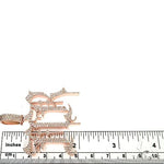 Custom Made Monogram Diamond Pendant 67117 - Image 6