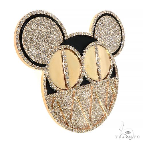 Custom Made Mouse Character Diamond Pendant 68090 - Image 2