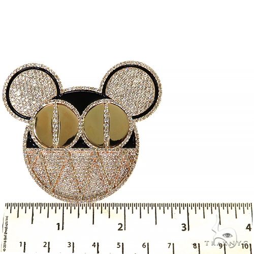 Custom Made Mouse Character Diamond Pendant 68090 - Image 5