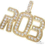 Custom Made Name Diamond Pendant 66956 - Image 3