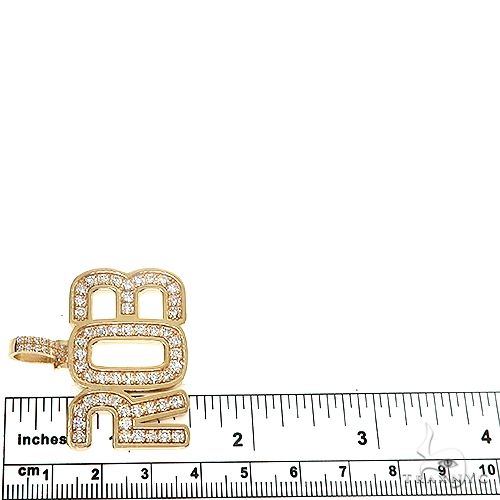 Custom Made Name Diamond Pendant 66956 - Image 6