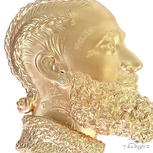 14K Gold Custom Made Nipsey Hussle Pendant, photo 3 of 7
