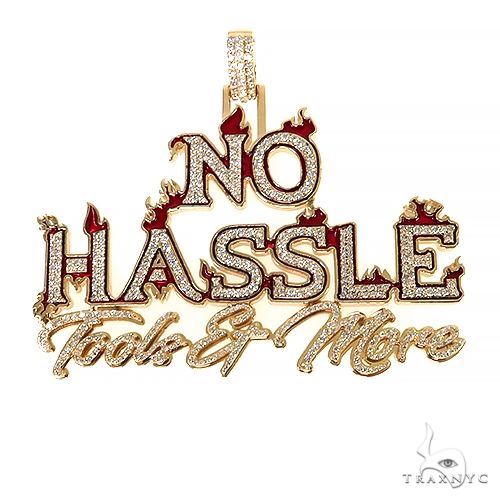 Custom Made No Hassle Diamond Pendant 68088 - Image 1