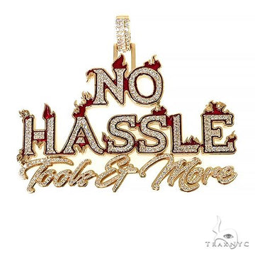 Custom Made No Hassle Diamond Pendant 68088 - Image 1