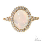 Custom Made Opal Diamond Ring 67316 - Image 1