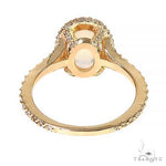 Custom Made Opal Diamond Ring 67316 - Image 4