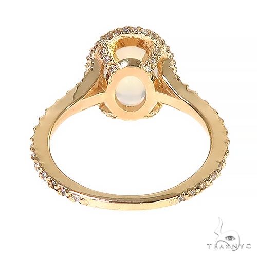 Custom Made Opal Diamond Ring 67316 - Image 4