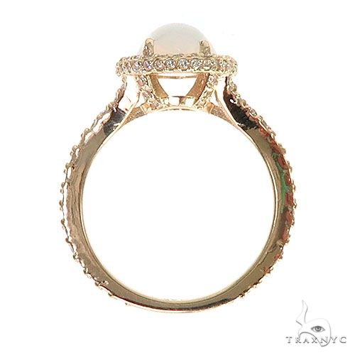 Custom Made Opal Diamond Ring 67316 - Image 5