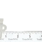 Custom Made P Diamond Pendant 65658 - Image 6