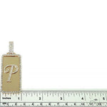 Custom Made 'P' Diamond Pendant 66497 - Image 5