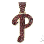 Custom Made P Garnet Pendant 65656 - Image 1