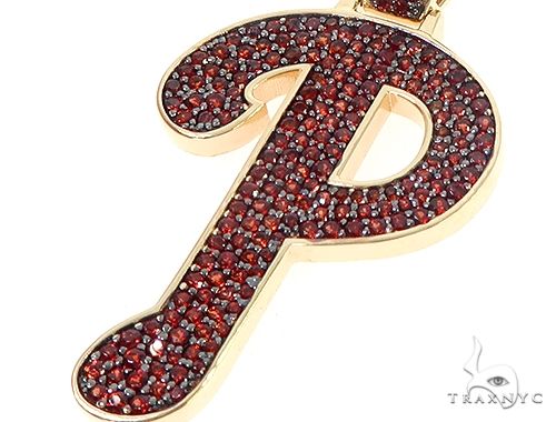 Custom Made P Garnet Pendant 65656 - Image 4
