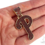 Custom Made P Garnet Pendant 65656 - Image 5