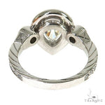 Custom Made Pear Shape Diamond Engagement Ring 67505 - Image 4