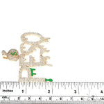 Custom Made 'Peso' Diamond Pendant 67085 - Image 6