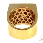 Custom Made Pinky Diamond Cross Ring 66265 - Image 5