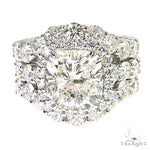 Custom Made Platinum Engagement Set Diamond Ring 67088 - Image 1